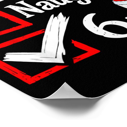 6-7 Meme Nice Naughty 67 Christmas Brain Rot Funny Poster (Ecke)