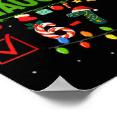 6-7 Meme Nice Naughty 67 Christmas Brain Rot Funny Poster (Ecke)