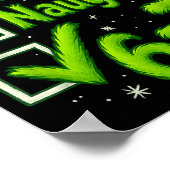 6-7 Meme Nice Naughty 67 Christmas Brain Rot Funny Poster (Ecke)