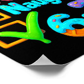 6-7 Meme Nice Naughty 67 Christmas Brain Rot Funny Poster (Ecke)