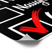 6-7 Meme Nice Naughty 67 Christmas Brain Rot Funny Poster (Ecke)