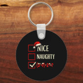 6-7 Meme Nice Naughty 67 Christmas Brain Rot Funny Schlüsselanhänger (Vorderseite)