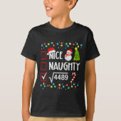 6-7 Meme Nice Naughty 67 Christmas Brain Rot Funny T-Shirt (Vorderseite)