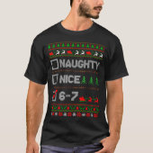 6-7 Meme Nice Naughty 67 Christmas Brain Rot Funny T-Shirt (Vorderseite)