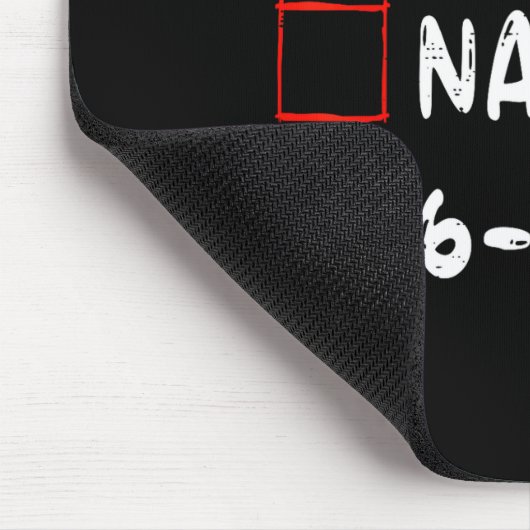 6-7 Meme Nice Naughty 67 Christmas Funny Graphic  Mousepad (Ecke)