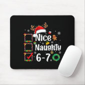 6-7 Meme Nice Naughty 67 Christmas Funny Xmas Men Mousepad (Mit Mouse)