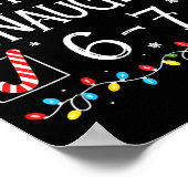 6-7 Meme Nice Naughty 67 Christmas  Poster (Ecke)