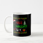 6-7 Meme Nice Naughty 67 Christmas Santa Says Kaffeetasse (Links)