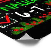 6-7 Meme Nice Naughty 67 Christmas Santa Says  Poster (Ecke)