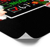 6-7 Meme Nice Naughty 67 Christmas Santa Says  Poster (Ecke)