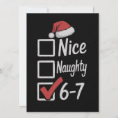 6-7 Meme Nice Naughty 67 Weihnachten Brain Rot Lus (Vorderseite)