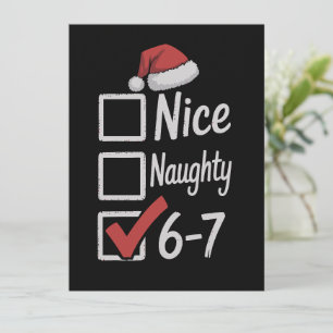6-7 Meme Nice Naughty 67 Weihnachten Gehirn Fäulni