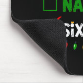 6-7 Meme Nice Naughty Six Seven 67 Christmas  Mousepad (Ecke)