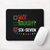 6-7 Meme Nice Naughty Six Seven 67 Christmas  Mousepad (Mit Mouse)