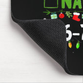 6-7 Meme Nice Naughty Six Seven 67 Funny Christmas Mousepad (Ecke)