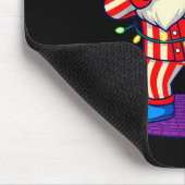 6-7 Meme Santa Dab 67 Christmas Brain Rot Funny Bo Mousepad (Ecke)