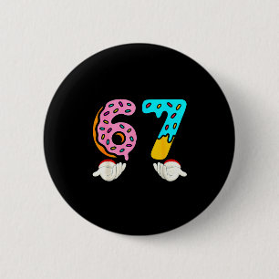 6-7 Meme-Shirts 67 Weihnachts-Gehirn-Fäule Lustige Button