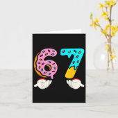 6-7 Meme-Shirts 67 Weihnachts-Gehirn-Fäulnis Lusti Karte (Gelbe Blume)