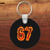 6 7 Meme Six Seven 67 Hands Meme Funny Men Women K Schlüsselanhänger (Vorderseite)