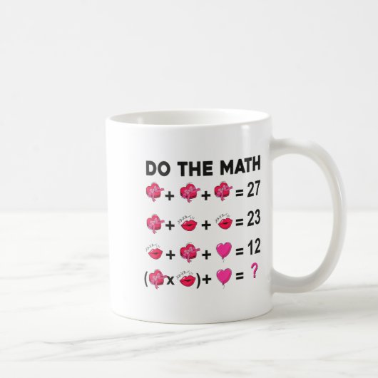 6 7 Meme Six Seven Do The Math Teacher Valentines  Kaffeetasse (Rechts)