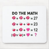 6 7 Meme Six Seven Do The Math Teacher Valentines Mousepad (Vorne)