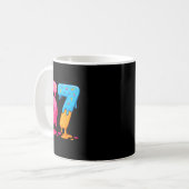 6 7 Meme Six Seven Eis Drip Kaffeetasse (Vorderseite Links)