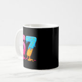6 7 Meme Six Seven Eis Drip Kaffeetasse (Vorderseite Links)