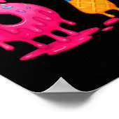 6 7 Meme Six Seven Eis Drip Poster (Ecke)
