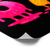 6 7 Meme Six Seven Ice Cream Drip  Poster (Ecke)