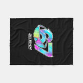 6 7 Meme Six Seven Sungles Gen Alpha Funny Design Fleecedecke (Vorderseite (Horizontal))