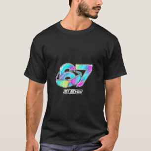 6 7 Meme Six Seven Sungles Gen Alpha Funny Design T-Shirt