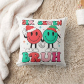 6 7 Meme Six Seven Xmas Lustig 67 Weihnachten Jung Kissen (Decke)