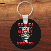 6-7 Meme Slang Christmas Nice Naughty 67 Funny  Schlüsselanhänger (Vorderseite)