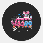 6 7 Meme Square Root 4489 Slang Math Teacher Hallo Runder Aufkleber (Vorderseite)