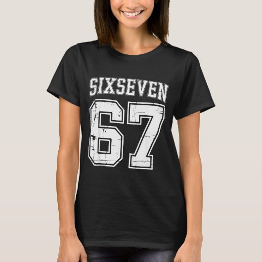 6-7 Meme Srts Uniform Cool Six-seven Funny 67 Gen  T-Shirt (Vorderseite)