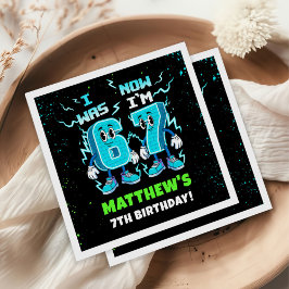 6 7 Meme Trend Six Seven Geburtstagsfeier Serviette