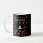 6 7 Meme Ugly Christmas Sweater 67 Six Seven Funny Kaffeetasse (Links)