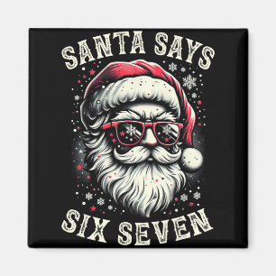 6-7 Meme Weihnachten Santa Sechs Sieben Gehirn Fäu Magnet