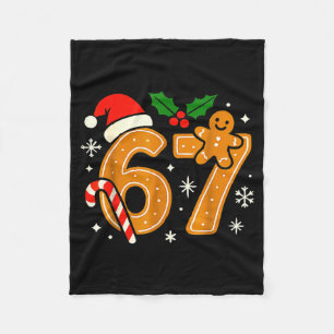 6 7 Meme Weihnachts-Shirt 67 Sechs Sieben Kekse Gi Fleecedecke