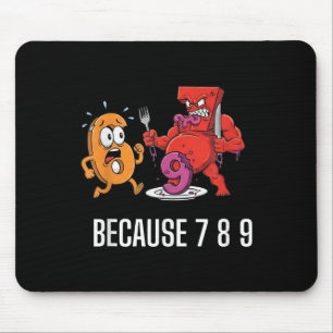 6 7 Meme-Witz, weil 7 8 9 lustige Kinder 67 Mousepad