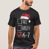 6-7 Nice Naughty 67 Christmas  T-Shirt (Vorderseite)