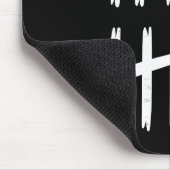 6 7 Number 67 Six Seven Tally Marks Meme Mens Boys Mousepad (Ecke)