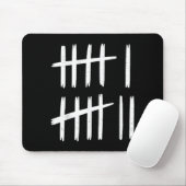 6 7 Number 67 Six Seven Tally Marks Meme Mens Boys Mousepad (Mit Mouse)