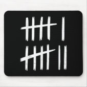 6 7 Number 67 Six Seven Tally Marks Meme Mens Boys Mousepad (Vorne)