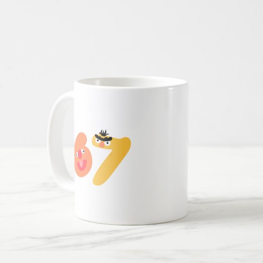 6-7 number muppets kaffeetasse (Vorderseite Links)