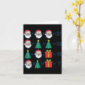 6 7 Order Operation Christmas Math Professor Costu Karte (Gelbe Blume)