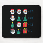 6 7 Order Operation Christmas Math Professor Costu Mousepad (Vorne)