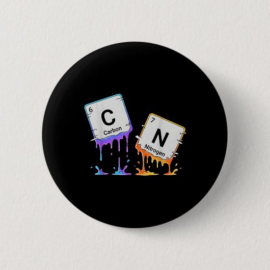 6 7 Periodensystem Meme Wissenschaft Chemie Nerd H Button (Vorderseite)