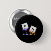 6 7 Periodensystem Meme Wissenschaft Chemie Nerd H Button (Vorne & Hinten)