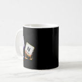 6 7 Periodic Table Meme Science Chemistry Nerd Hum Kaffeetasse (Vorderseite Links)